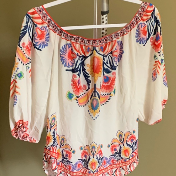 Darling Jealous Tomatoes peasant top - Picture 2 of 8